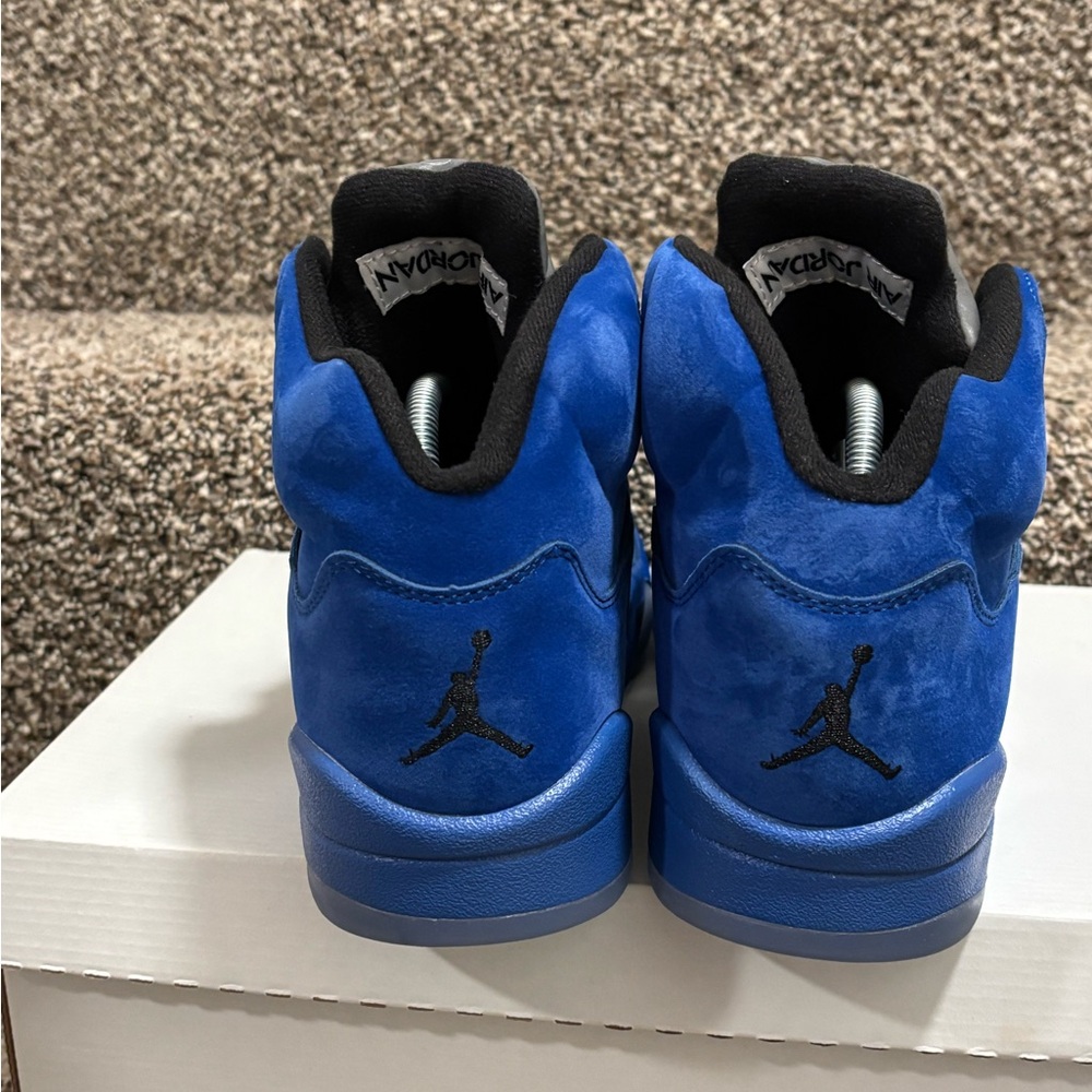 Air Jordan 5 retro SE ‘Blue Suede’ Sz. 8.5 men’s - Picture 7 of 8